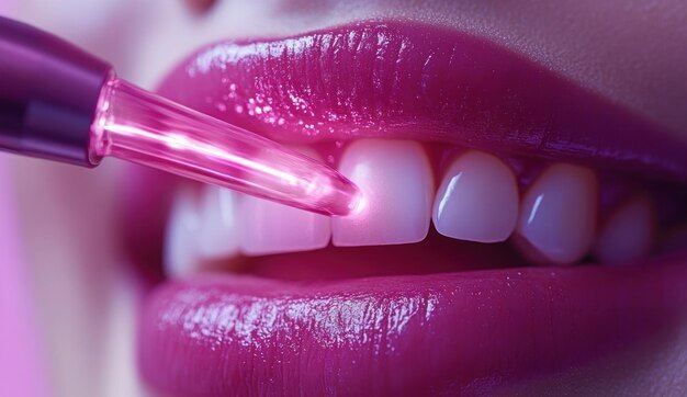 pink dental aesthetic treatment